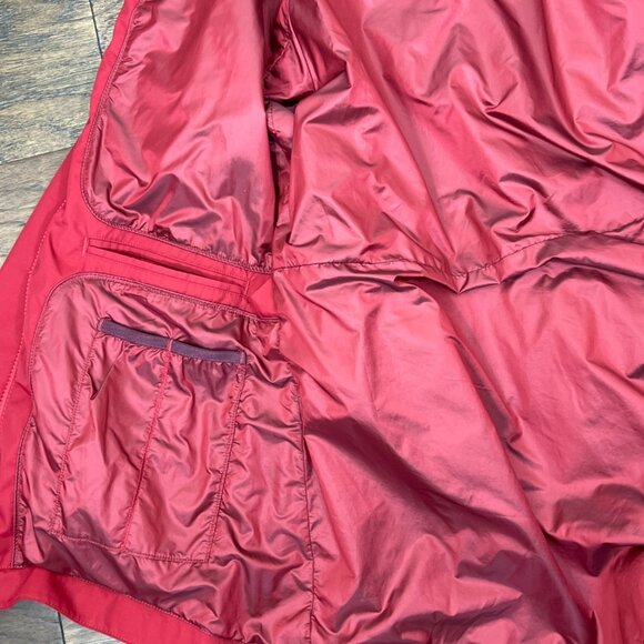 LULULEMON Rain For Daze Hooded Zip Jacket Prep Red Sz 6 NWOT - Picture 7 of 7